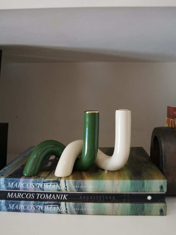 Twisted | Verde musgo & white