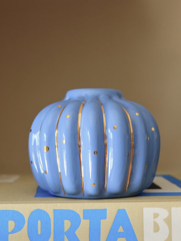 Vaso | Gold Illusion – Azure