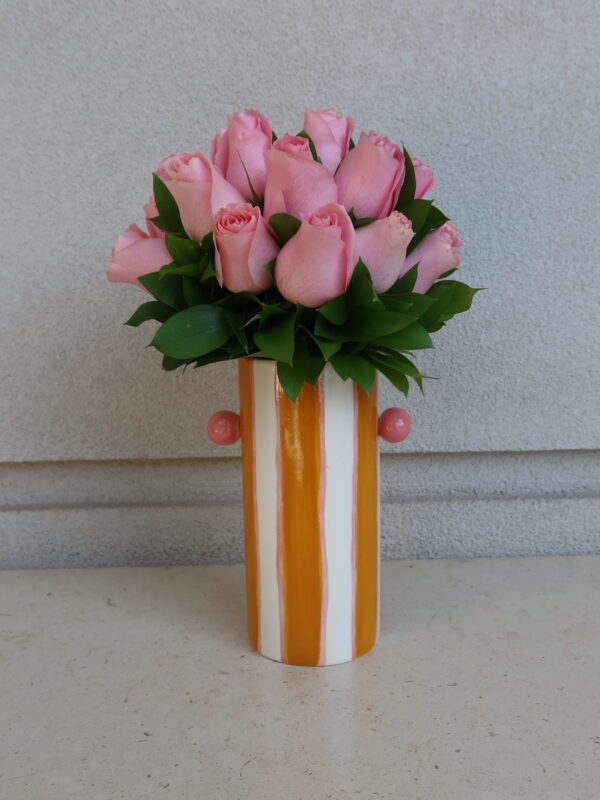Vaso | Candy Stripe – Mostarda